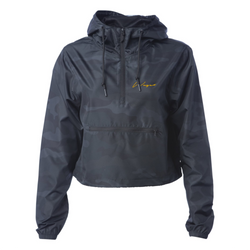 WAGE SIGNATURE FORK™ | Crop Anorak | Black Camo