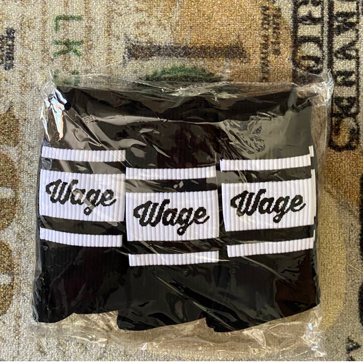 WAGE™ | Socks | Black/White