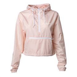 WAGE SIGNATURE FORK™ | Crop Anorak | Pink